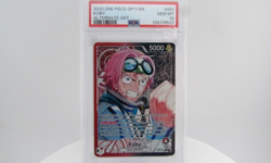 One Piece PSA 10 Op11-001 Koby Leader Alt Art English Fist Of Divine Speed 2025 - Image 1
