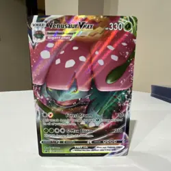 Pokemon Venusaur VMAX SWSH102 Promo Full Art Holo 330 HP English TCG Card - Image 1