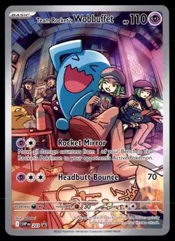 SV: Scarlet & Violet Promo Cards #203 Team Rocket's Wobbuffet - Image 1