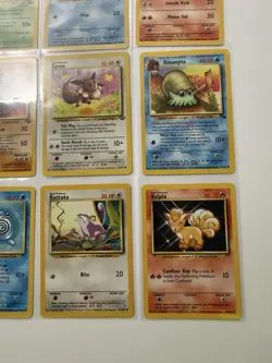 Vintage WOTC Pokemon TCG Non Holo Rare - Lot of 12 Cards NM-LP+ - Image 3