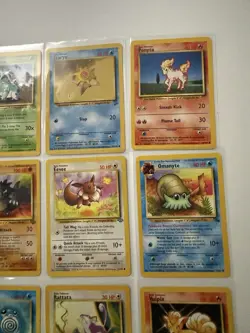 Vintage WOTC Pokemon TCG Non Holo Rare - Lot of 12 Cards NM-LP+ - Image 5