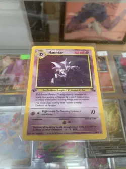 Pokemon TCG Haunter 1st Edition Fossil 6/62 Holo Rare Stage 1 Card - Image 1