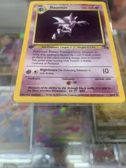 Pokemon TCG Haunter 1st Edition Fossil 6/62 Holo Rare Stage 1 Card - Image 2
