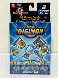 Digimon Digi-Battle Card Game Starter Set Sealed Rare Digital Monsters Bandai - Image 1