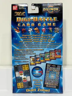 Digimon Digi-Battle Card Game Starter Set Sealed Rare Digital Monsters Bandai - Image 3
