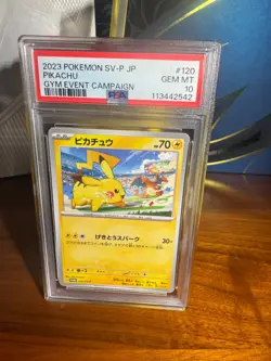 Pikachu - 120/SV-P 120/SV-P Sv-P Promotional Cards Regular (Japanese) PSA 10 - Image 1