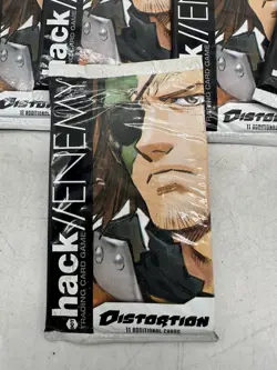 11 Hack Enemy Trading Card Game Distortion Boosgter Packs NEW Sealed - Image 2