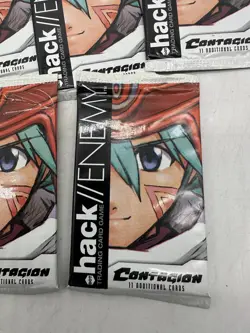 9 Hack Enemy Trading Card Game Contagion Boosgter Packs NEW Sealed - Image 2