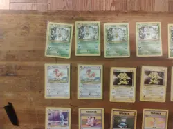 Lot Of 22 Vintage Pokemon Regular, Rare Base Set Cards Pre-owned - Image 2