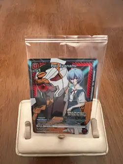 Union Arena TCG Rei Ayanami Release Event Winner Card Foil UEPR/EVA-1-070 - Image 2