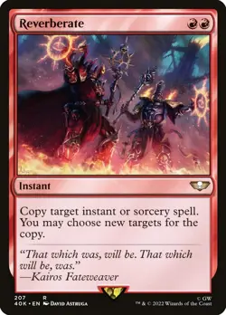MTG REVERBERATE - WARHAMMER 40,000 - 40k - RED INSTANT - Image 1
