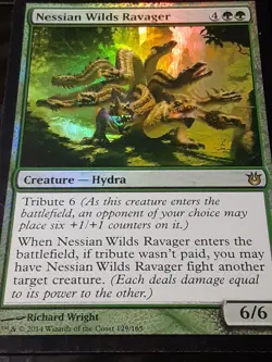 Nessian Wilds Ravager FOIL , Born of the Gods , LP , MTG, FREE SHIPPING - Image 1