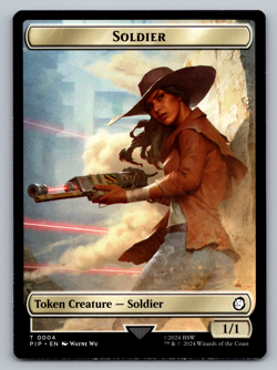 Soldier T 0004 // Human Soldier T 0003 Universes Beyond: Fallout Regular - Image 1