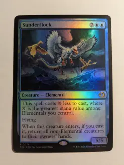 Sunderflock Lorwyn Eclipsed Foil 74 MtG - Image 1