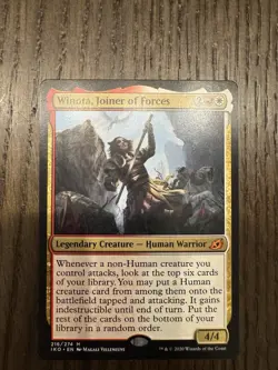 Winota, Joiner of Forces 216 MTG - Promo Ikoria - Regular, MYTHIC - NM Magic - Image 1