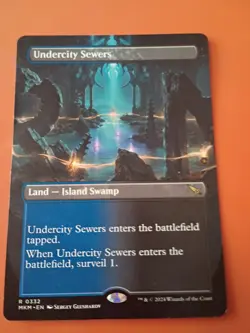 Wizards Undercity Sewers, Land, Rare, Borderless, Murders at Karlov Manor - Image 1