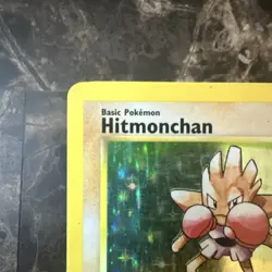 Pokemon TCG Hitmonchan Base Set 7/102 Holo Rare 1999 70 HP Basic - Image 3