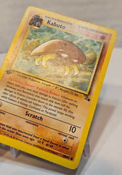 Kabuto 50/62 Common 1st Edition Fossil Pokemon 1232 - Image 3