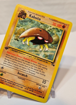 Kabuto 50/62 Common 1st Edition Fossil Pokemon 1232 - Image 4