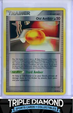 2009 Pokemon Platinum #89/99 Old Amber Reverse Holo F678 - Image 1