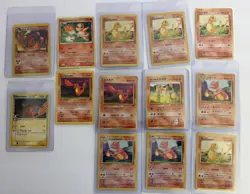 Charmeleon & Charmander Pokemon Vintage Card Lot (13) Team Rocket, Legendary - Image 1