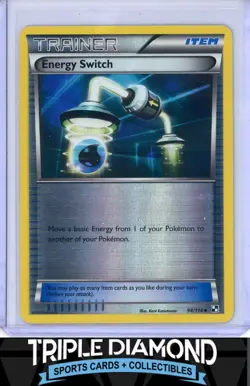 2011 Pokemon Black and White #94/114 Energy Switch Reverse Holo F677 - Image 1