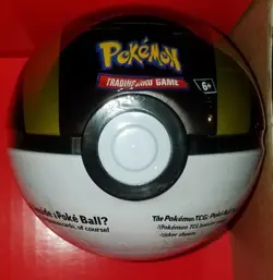 Pokemon TCG Pokeball Tin Ultra Ball D24 Booster Packs 3 Scarlet & Violet - Image 1