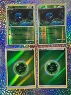 2011 Pokemon TCG Call of Legends Reverse Holo 72/95 Tangela x2 - Image 1