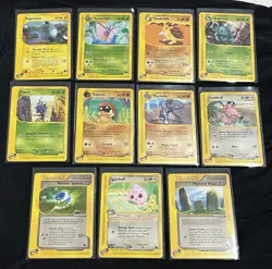 11x Skyridge Pokemon Non-Holo Vintage Card Lot Venomoth Sandslash Kabuto Machoke - Image 2