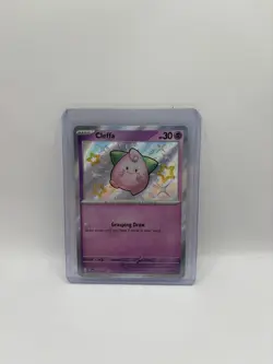 Cleffa 150/091 - Scarlet & Violet Paldean Fates Holo Shiny Rare Pokemon TCG - NM - Image 1