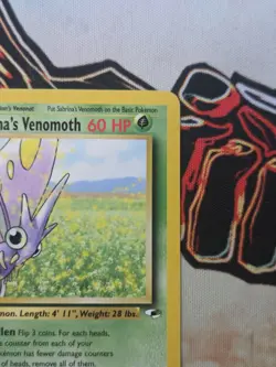 Pokemon TCG Sabrina's Venomoth Gym Heroes 34/132 Unlimited Rare Non Holo - Image 4