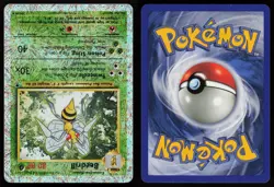 Beedrill 17/102 Rare Base Set Reverse Holo Pokemon - Image 3