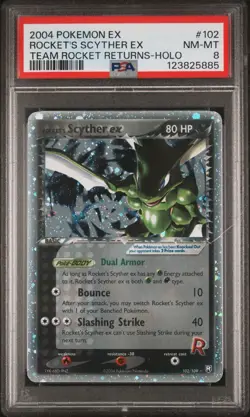 * New Cert! * 2004 POKEMON EX TEAM ROCKET RETURNS #102 - Image 1