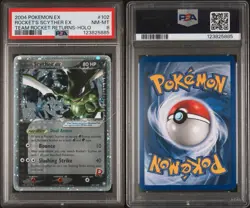 * New Cert! * 2004 POKEMON EX TEAM ROCKET RETURNS #102 - Image 3