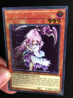 Yugioh MISPRINT! No Name / Foil Shift Ghost Reaper & Winter Cherries OP20-EN001 - Image 1
