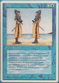 Clone (WB) Revised (ITALIAN) NM Blue Uncommon MAGIC CARD (ID# 370762) ABUGames - Image 1