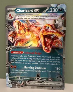 Pokemon TCG: Charizard EX Jumbo Lenticular Promo Card - Image 1