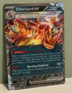 Pokemon TCG: Charizard EX Jumbo Lenticular Promo Card - Image 2