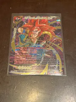 2022 Dragon Ball Super Card Game SS4 Gogeta, Indomitable Might Bt18-143 Spr - Image 1