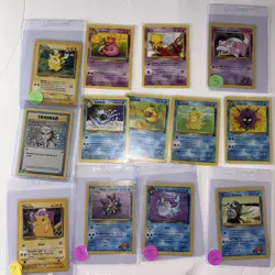 13 Vintage Pokemon Lot of Vintage Cards Hitters Only - Image 1
