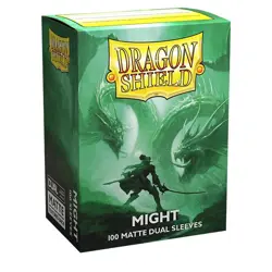 Dragon Shield Sleeves: Standard Matte Dual - Might 100CT - Image 1