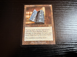 Iron Maiden X 1 Magic the Gathering mtg played condition - Image 1