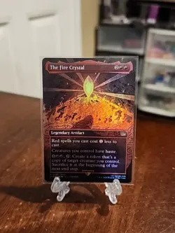 The Fire Crystal *Foil Borderless* - FIN-BF - NM - Magic The Gathering - MTG - Image 1