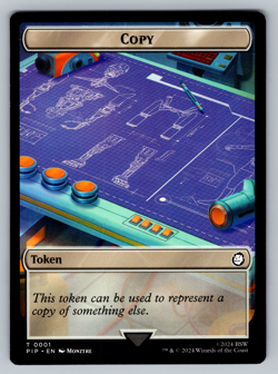 Human Knight T 0002/Copy T 0001 - MTG Universes Beyond: Fallout (PIP) - Image 2