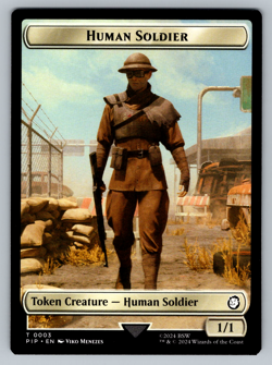 Copy T 0001// Human Soldier T 0003 Universes Beyond: Fallout Regular - Image 2