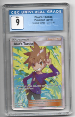 Pokemon Blue's Tactics Unified Minds 231/236 Full Art CGC9 - Image 1
