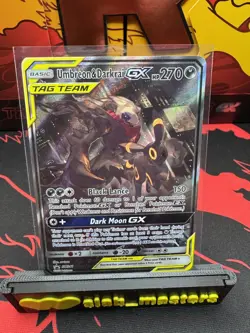 Pokemon Sun & Moon Promo Umbreon & Darkrai GX SM41 - NEAR MINT - Image 1