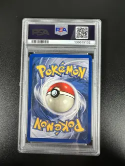 1999 base set Pokemon Hitmonchan Holo #7 Graded PSA 8 - Image 3