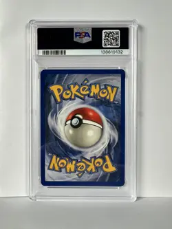 1999 base set Pokemon Hitmonchan Holo #7 Graded PSA 8 - Image 4