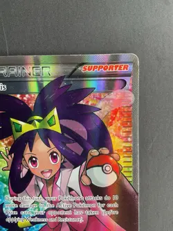 Pokemon TCG Iris 101/101 Full Art Holo Ultra Rare Plasma Blast Trainer-Supporter - Image 4